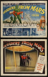 8g0698 INVADERS FROM MARS 8 LCs 1953 William Cameron Menzies' alien sci-fi classic, complete set!