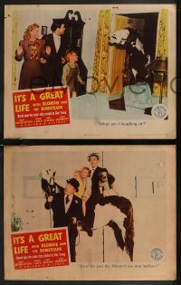 8g0898 IT'S A GREAT LIFE 6 LCs 1943 Penny Singleton & Arthur Lake as Dagwood Bumstead!