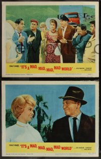 8g0700 IT'S A MAD, MAD, MAD, MAD WORLD 8 LCs 1964 Mickey Rooney, Spencer Tracy, many top stars!