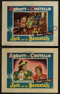 8g0701 JACK & THE BEANSTALK 8 LCs 1952 Bud Abbott & Lou Costello in fairy tale classic!