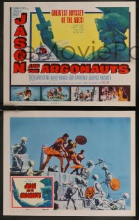 8g0703 JASON & THE ARGONAUTS 8 LCs 1963 Armstrong, great special effects scenes by Ray Harryhausen!