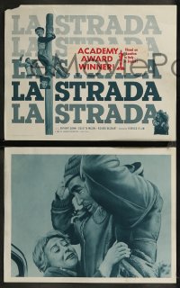 8g1000 LA STRADA 4 LCs 1956 Federico Fellini, great images of Richard Basehart & Giulietta Masina!