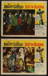 8g1005 LOST IN ALASKA 4 LCs 1952 Bud Abbott & Lou Costello, a gold mine of laughs, Mitzi Green!