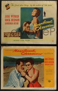8g0721 MAGNIFICENT OBSESSION 8 LCs 1954 blind Jane Wyman with Rock Hudson, Douglas Sirk classic!