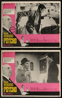8g1105 PSYCHO 3 LCs R1969 Janet Leigh, Anthony Perkins, Balsam, different images, Hitchcock classic!