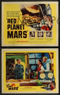 8g0764 RED PLANET MARS 8 LCs 1952 Peter Graves & sexy Andrea King trying to save the world!