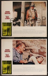 8g0872 RIO LOBO 7 LCs 1971 great images of John Wayne, Jennifer O'Neill, directed by Howard Hawks!