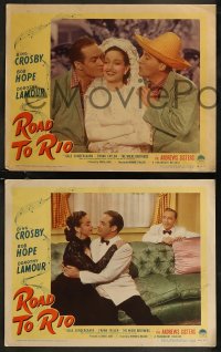 8g0769 ROAD TO RIO 8 LCs 1948 Bing Crosby, Bob Hope & Dorothy Lamour with The Wiere Brothers!