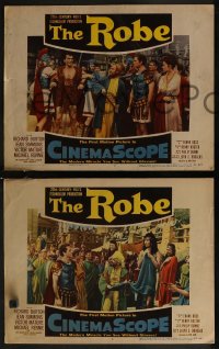 8g1111 ROBE 3 LCs 1953 Henry Koster, cool images of Richard Burton & cast, sword-and-sandal!