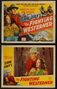 8g0771 ROCKY MOUNTAIN MYSTERY 8 LCs 1935 Zane Grey, images of Randolph Scott, young Ann Sheridan!