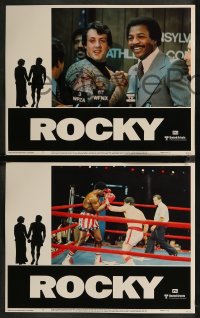 8g0911 ROCKY 6 LCs 1976 Sylvester Stallone, Carl Weathers, Talia Shire, Avildsen boxing classic!