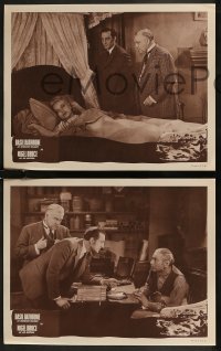 8g0786 SHERLOCK HOLMES 8 LCs 1950s Basil Rathbone with Nigel Bruce as Dr. Watson!