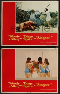8g0790 SLEEPER 8 LCs 1974 Woody Allen, Diane Keaton, wacky futuristic sci-fi comedy!