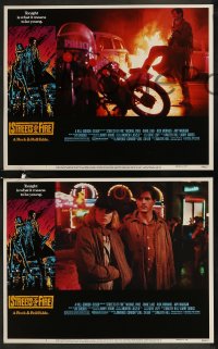 8g0804 STREETS OF FIRE 8 LCs 1984 Michael Pare, Diane Lane, rock 'n' roll, directed by Walter Hill!