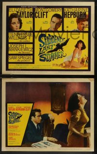 8g0806 SUDDENLY, LAST SUMMER 8 LCs 1960 Katherine Hepburn, Liz Taylor, Clift, Tennessee Williams!