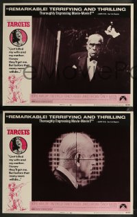 8g0812 TARGETS 8 LCs 1968 Boris Karloff, Sam Fuller, directed by Peter Bogdanovich