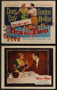 8g0813 TEA FOR TWO 8 LCs 1950 Doris Day & MacRae hitch their lovin' to a song & take everyone along!