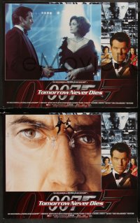 8g0822 TOMORROW NEVER DIES 8 LCs 1997 Pierce Brosnan as James Bond 007, Teri Hatcher, Yeoh!