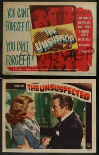 8g0831 UNSUSPECTED 8 LCs 1947 Joan Caulfield, Claude Rains, you can't forsee it, you can't forget it!