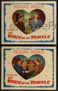 8g0965 VOICE OF THE TURTLE 5 LCs 1948 Eleanor Parker, Eve Arden & Ronald Reagan in WWII!