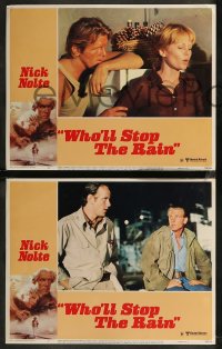 8g0840 WHO'LL STOP THE RAIN 8 LCs 1978 cool images of Nick Nolte & Tuesday Weld!