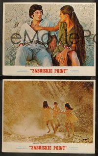 8g0876 ZABRISKIE POINT 7 LCs 1970 Michelangelo Antonioni's bizarre movie about teen sex!
