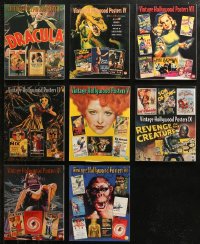 8h0276 LOT OF 8 BRUCE HERSHENSON VINTAGE HOLLYWOOD POSTERS AUCTION CATALOGS 1998-2005 color images!