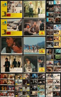 8h0123 LOT OF 87 1970S AND NEWER LOBBY CARDS 1970s-2000s incomplete sets from a variety of movies!