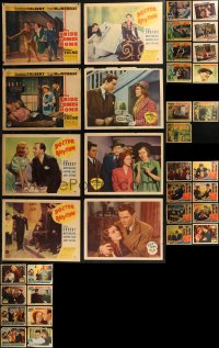 8h0150 LOT OF 35 1930S LOBBY CARDS 1930s incomplete sets from a variety of different movies!