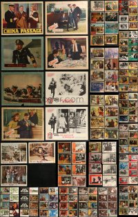 8h0095 LOT OF 163 LOBBY CARDS 1920s-1970s incomplete sets from a variety of different movies!