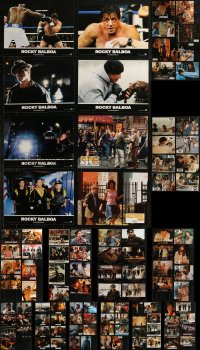 8h0176 LOT OF 151 FRENCH LOBBY CARDS 1980s-2000s complete & incomplete sets from several movies!