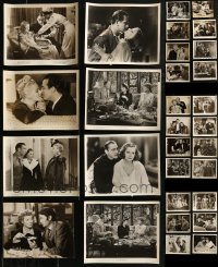 8h0320 LOT OF 38 8X10 STILLS 1940s great scenes & portraits from a variety of different movies!