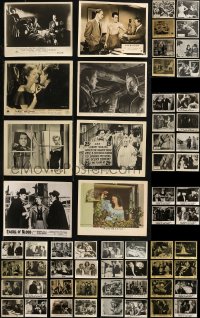 8h0392 LOT OF 84 ENGLISH FRONT OF HOUSE LOBBY CARDS 1940s-1960s scenes from a variety of movies!