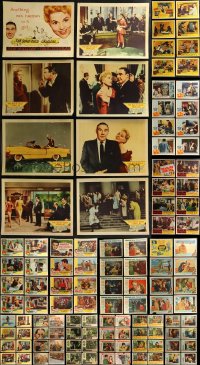 8h0102 LOT OF 143 LOBBY CARDS 1950s-1960s complete sets from several different movies!