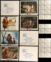 8h0147 LOT OF 39 TREASURE ISLAND LOBBY CARD SETS WITH ENVELOPES 1975 Disney, Robert Louis Stevenson