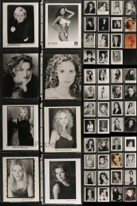 8h0315 LOT OF 71 ACTRESS PUBLICITY 8X10 PHOTOS IN SLEEVES 8X10 STILLS 1980s-2000s pretty ladies!