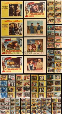 8h0113 LOT OF 122 1950S LOBBY CARDS 1950s incomplete sets from a variety of different movies!