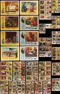 8h0096 LOT OF 155 1950S LOBBY CARDS 1950s incomplete sets from a variety of different movies!