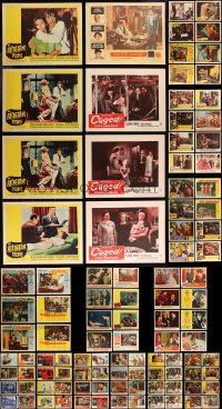8h0109 LOT OF 134 1950S LOBBY CARDS 1950s incomplete sets from a variety of different movies!