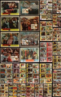 8h0091 LOT OF 252 1960S LOBBY CARDS 1950s incomplete sets from a variety of different movies!