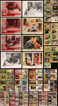 8h0093 LOT OF 175 1960S LOBBY CARDS 1950s incomplete sets from a variety of different movies!