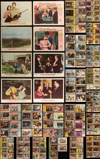 8h0092 LOT OF 237 1950S LOBBY CARDS 1950s incomplete sets from a variety of different movies!