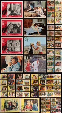 8h0121 LOT OF 98 1960S LOBBY CARDS 1960s incomplete sets from a variety of different movies!