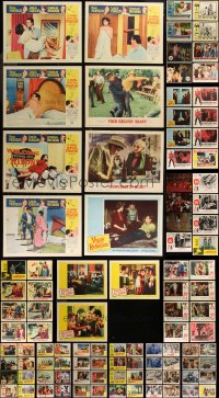 8h0112 LOT OF 123 1960S LOBBY CARDS 1960s incomplete sets from a variety of different movies!
