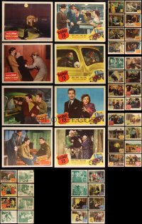 8h0129 LOT OF 70 1940S LOBBY CARDS 1940s incomplete sets from a variety of different movies!