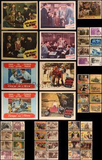 8h0140 LOT OF 49 1940S LOBBY CARDS 1940s incomplete sets from a variety of different movies!