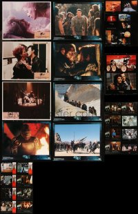 8h0148 LOT OF 39 1980S-00S SCIENCE FICTION & HORROR LOBBY CARDS 1980s-2000s mostly complete sets!