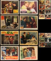 8h0157 LOT OF 22 LOBBY CARDS 1930s-2000s great scenes from a variety of different movies!