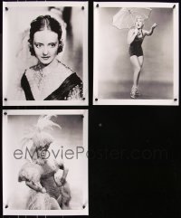 8h0015 LOT OF 3 13X16 REPRO PHOTOS 2000s Bette Davis in Jezebel & two Betty Hutton portraits!