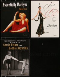 8h0283 LOT OF 3 PROFILES IN HISTORY AUCTION CATALOGS 2017-2018 Marilyn Monroe, Minnelli & more!